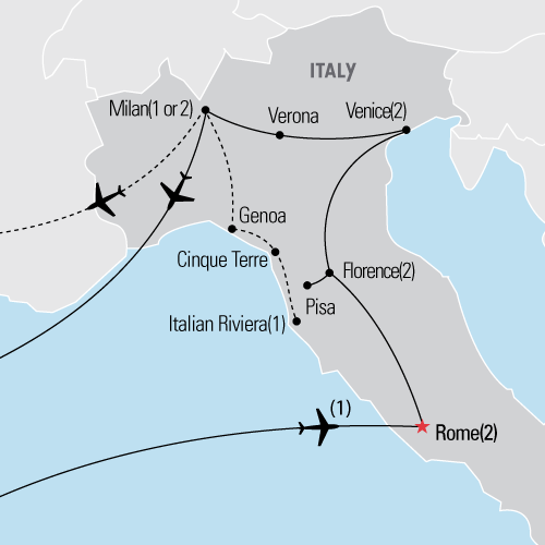 Rome, Florence & Venice Student Tour Explorica